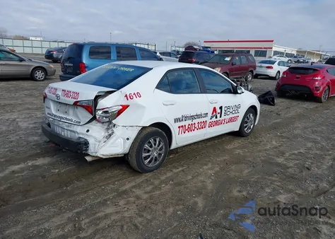 2016 Toyota Corolla L z USA, uszkodzony, nr VIN 2T1BURHE6GC735115